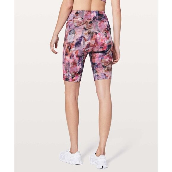 Lululemon On Pace Short Sun Dazed Multi Pink Women's workout Size 4 - Picture 3 of 12